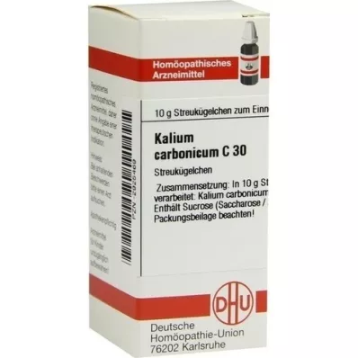 KALIUM CARBONICUM C 30 globulí, 10 g