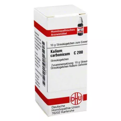 KALIUM CARBONICUM C 200 globulí, 10 g