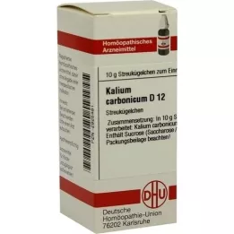 KALIUM CARBONICUM D 12 globulí, 10 g