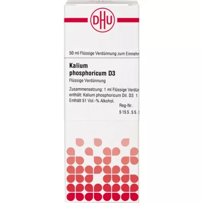 KALIUM PHOSPHORICUM D 3 Ředění, 50 ml