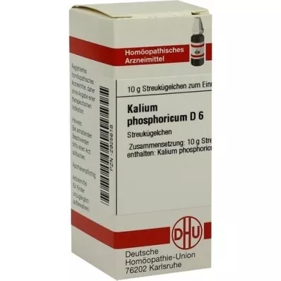 KALIUM PHOSPHORICUM D 6 globulí, 10 g