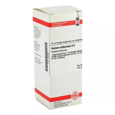Potassium Sulfuricum D6 ředění (50 ml)