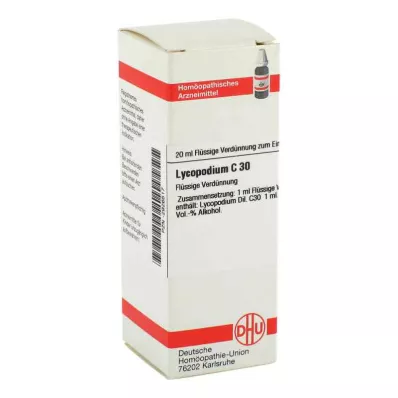 LYCOPODIUM C 30 ředění, 20 ml LYCOPODIUM C 30 ředění, 20 ml