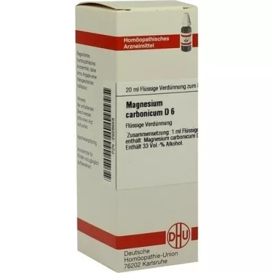 MAGNESIUM CARBONICUM D 6 Ředění, 20 ml