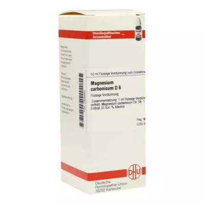 MAGNESIUM CARBONICUM D 6 Ředění, 50 ml