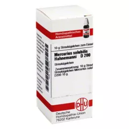 MERCURIUS SOLUBILIS Hahnemanni D 200 globulí, 10 g