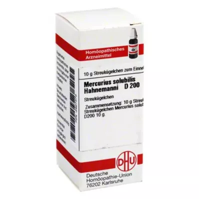 DHU Mercurius solubilis D 200 globule, 10 g