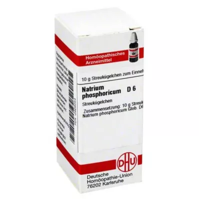 NATRIUM PHOSPHORICUM D 6 globulí, 10 g
