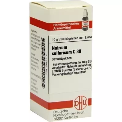 NATRIUM SULFURICUM C 30 globulí, 10 g