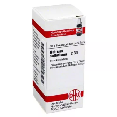 NATRIUM SULFURICUM C 30 globulí, 10 g