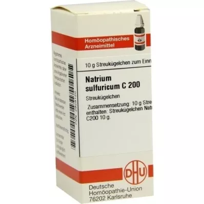 NATRIUM SULFURICUM C 200 globulí, 10 g