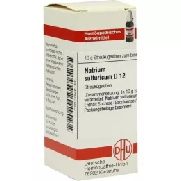 NATRIUM SULFURICUM D 12 globulí, 10 g