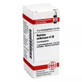 NATRIUM SULFURICUM D 30 globulí, 10 g
