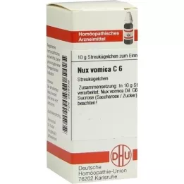 NUX VOMICA C 6 globulí, 10 g