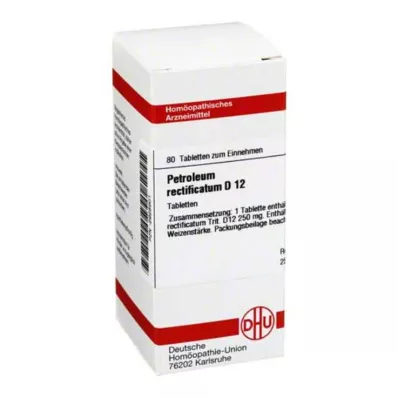 PETROLEUM RECTIFICATUM D 12 tablet, 80 ks