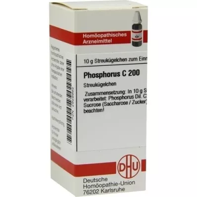 PHOSPHORUS C 200 globulí, 10 g