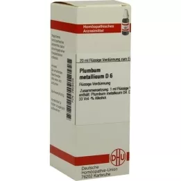 PLUMBUM METALLICUM D 6 Ředění, 20 ml