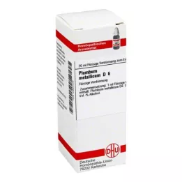 PLUMBUM METALLICUM D 6 Ředění, 20 ml