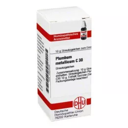 PLUMBUM METALLICUM C 30 globulí, 10 g