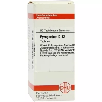 PYROGENIUM D 12 tablet, 80 ks