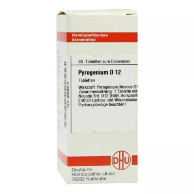 PYROGENIUM D 12 tablet, 80 ks