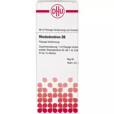 RHODODENDRON D 6 Ředění, 50 ml