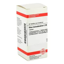 RHUS TOXICODENDRON C 30 tablet, 80 ks