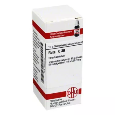 DHU Ruta C30 globule, 10 g