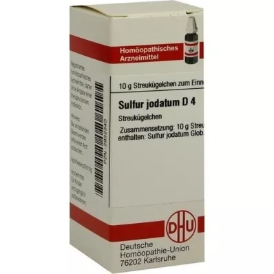 SULFUR JODATUM D 4 kuličky, 10 g