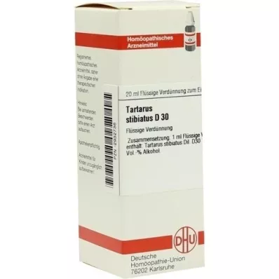 TARTARUS STIBIATUS D 30 Ředění, 20 ml