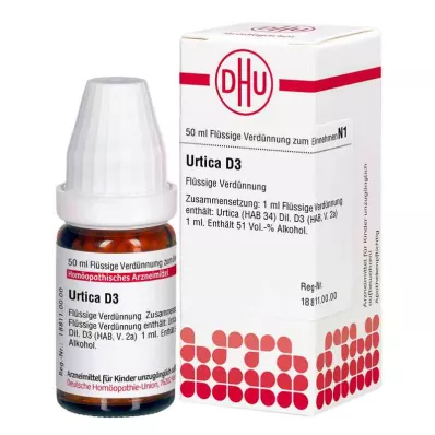 URTICA D 3 Ředění, 50 ml