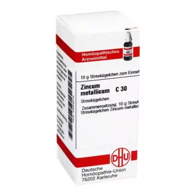 ZINCUM METALLICUM C 30 globulí, 10 g