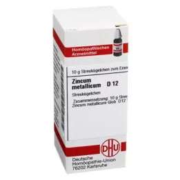 ZINCUM METALLICUM D 12 globulí, 10 g