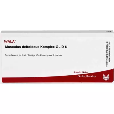 MUSCULUS DELTOIDEUS Komplex GL D 6 ampulí, 10X1 ml