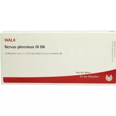 NERVUS PHRENICUS GL D 6 ampulí, 10X1 ml