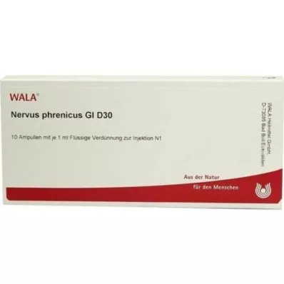 NERVUS PHRENICUS GL D 30 ampulí, 10X1 ml