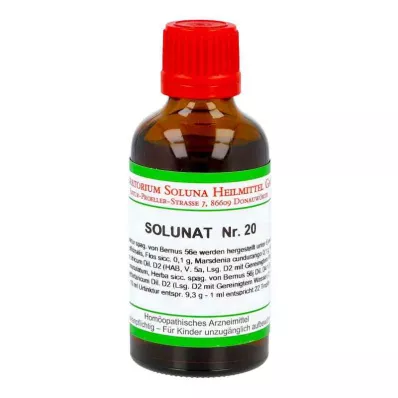 SOLUNAT Kapky č. 20, 50 ml