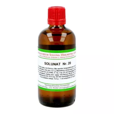 SOLUNAT Kapky č. 20, 100 ml SOLUNAT Kapky č. 20, 100 ml