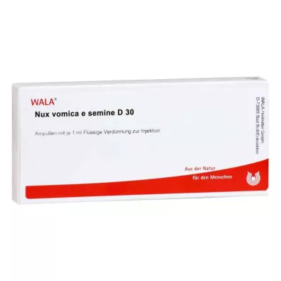 NUX VOMICA E semine D 30 ampulí, 10X1 ml NUX VOMICA E semine D 30 ampulí, 10X1 ml