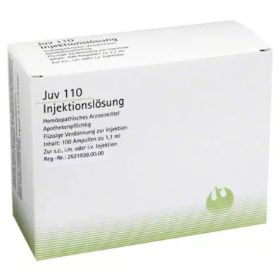 JUV 110 ampulí, 100X1,1 ml