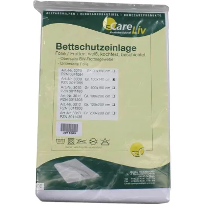 BETTSCHUTZEINLAGE Foliové froté 100x140 cm, 1 ks