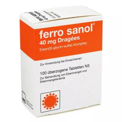FERRO SANOL Potahované tablety, 100 ks