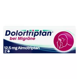 DOLORTRIPTAN pro migrénu Potahované tablety, 2 ks