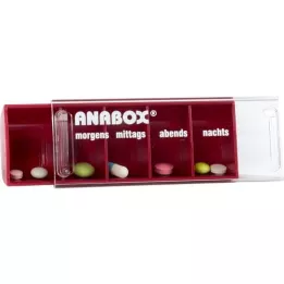 ANABOX Denní box červený, 1 ks