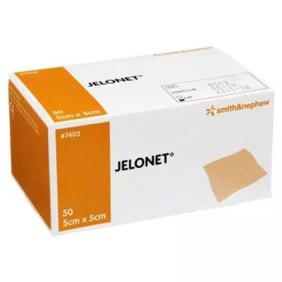 JELONET Parafínová gáza 5x5 cm sterilní peelingové balení, 50 ks