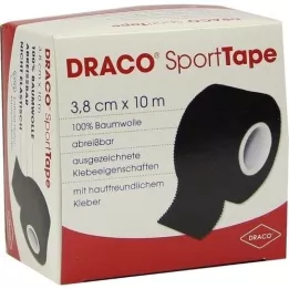 DRACO TAPEVERBAND 3,8 cmx10 m černá, 1 ks