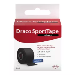 DRACO TAPEVERBAND 3,8 cmx10 m černá, 1 ks