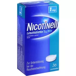 NICOTINELL Pastilky 1 mg máta, 36 ks