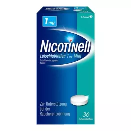 NICOTINELL Pastilky 1 mg máta, 36 ks