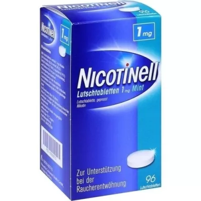 NICOTINELL Pastilky 1 mg máta, 96 ks